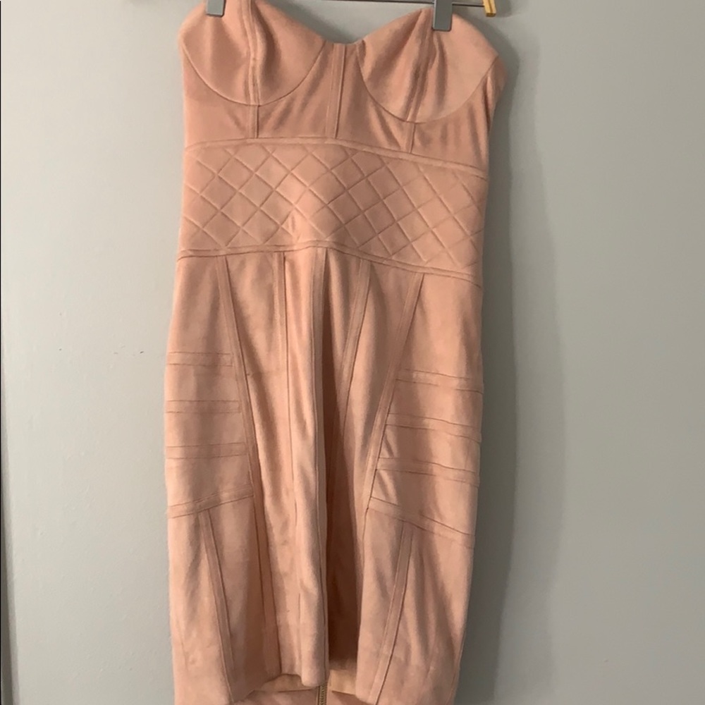 Light pink crop dress